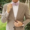 HOULIFE Bow Tie Men's Set - Adjustable Satin Polyester Bow