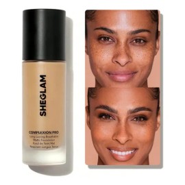 SHEGLAM Complexion Pro Base Líquida Mate Larga Duración - Caramel