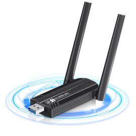 [1300 Mbps] WiFi Wireless LAN Device USB 3.0 Wifi Adapter, Sungale High Speed Communication, Wireless LAN Adapter, 5dBi, 2.4Ghz/5Ghz Dual Band, 802.11AC Windows 11/10/8/7/XP/Vista/Mac OS X Compatible PC/Desktop/Laptop
