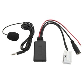 Bluetooth 5.0 AUX in Cable Car Stereo Audio Adapter Replacement for RCD310 RCD510 RNS510with Microphone