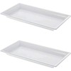 American Metalcraft MEL19 Endurance Melamine Rectangular Platter, 14.25" x 7.5",