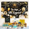MELTELOT The Man The Myth The Legend Backdrop Banner,Large Size