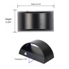Maichis 2Pack 12V RV Modern LED Wall Sconce Lighting Fixture