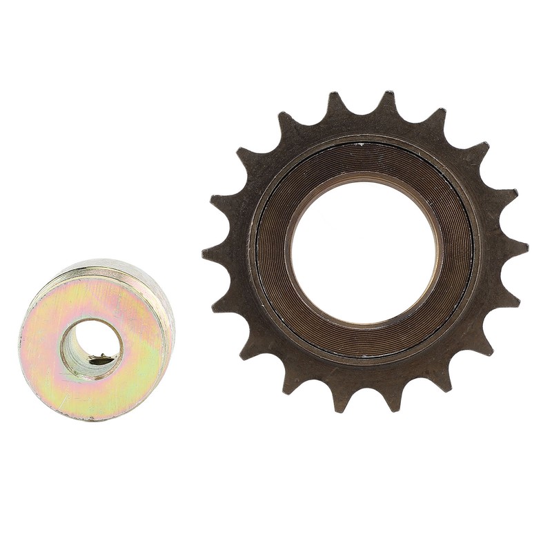 Single Speed Bike Freewheel 18T Threaded Bicycle Freewheel with 13mm