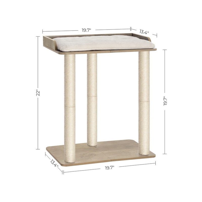 FourFurPets 22in Cat Tree Tower Condo, Cat Scratch Posts for