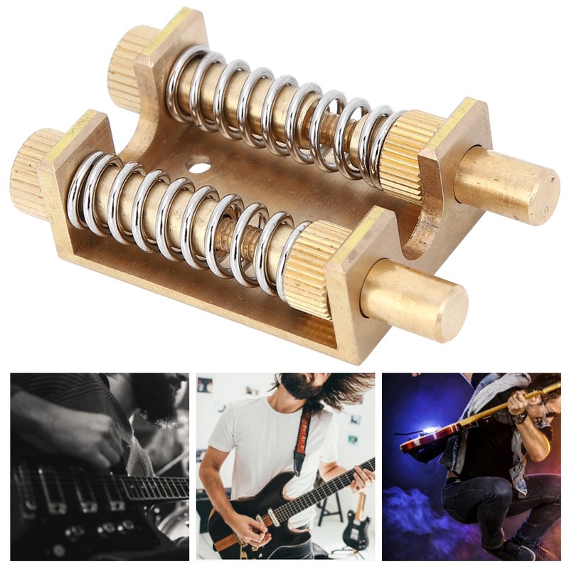 Tremolo Bridge System Spring Stabilizer Double Brass Rod Device for