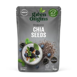 Green Origins Organic Chia Seeds, Raw 150g