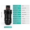 2Pcs Waterproof Power Connector 3 Pin Temperature Resistant Micro Reverse