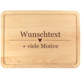 Opa Brettchen mit Gravur - Name + Motiv - 30x22 cm groß, personalisiertes Brotzeitbrett aus Holz zum Geburtstag, Geschenke für Opa, Weihnachten, Geschenkidee zum Geburtstag