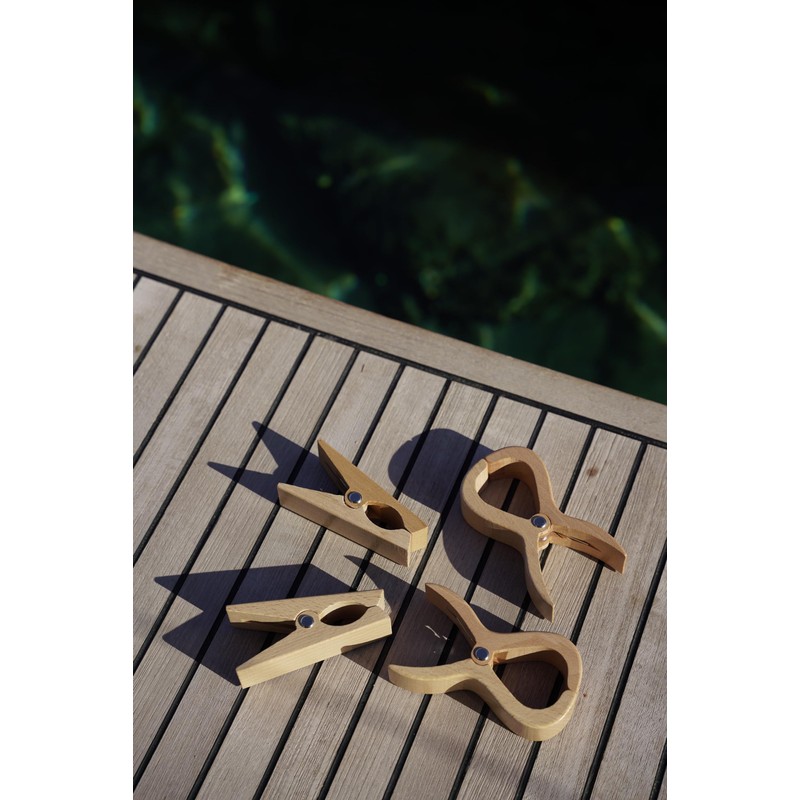 Accessories Special Large Wooden Beach Clips for Beach Towel Clothes