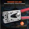 VEVOR Battery Cable Lug Crimping Tool, 10-1/0AWG with Cable Cutter