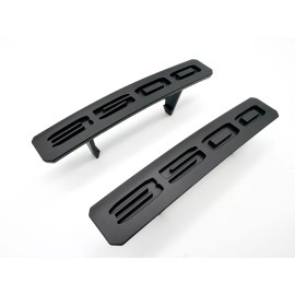 Auto Matte Black Front Emblems 2024+ GMC SIERRA 3500HD