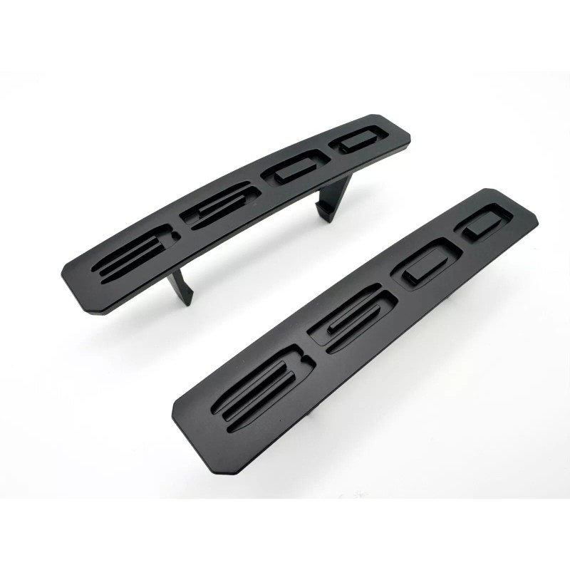 Auto Matte Black Front Emblems 2024+ GMC SIERRA 3500HD