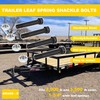 9/16"-18 X 3 Long Trailer Leaf Spring Shackle Bolts (Grade