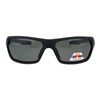 PASTL Tac Polarized Sunglasses Mens Wrap Around Rectangular Biker Fashion