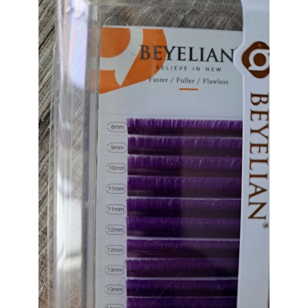 Beyelian Lashes 0.07 D mix Purple