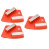 3Pcs Diamond Grinding Shoes Trapezoid Concrete Aggreesive Cutting 2 Long