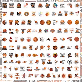 Huaxintoys Waterproof Sticker Set, Basketball Sticker Trash Talk Sticker for Laptop Bicycle Scrapbook Skate Motorcycle Suitcase Skateboard Helmet Graffiti Decorative Vinyl Sticker (120 Pieces)