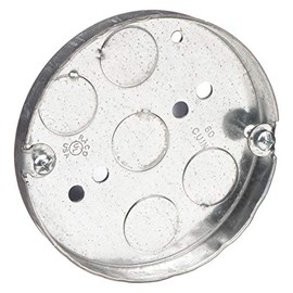 Electrical Box, Round Ceiling Pan, 4X1/2In
