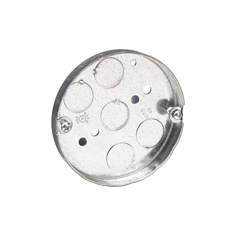 Electrical Box, Round Ceiling Pan, 4X1/2In