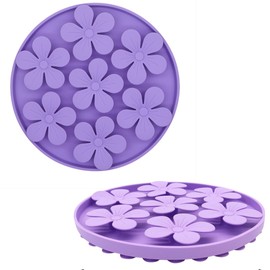 Cigarlemon Dog Slow Feeder Bowl, Innovative Snuffle Feeders for Dogs, Non-Toxic & Durable Pet Slow Feeder with Treat Hiding Spots – Anti-Choke, Fun Training & Interactive Puzzle Toy Amethyst