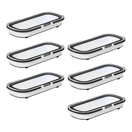 Superio Fold N' Go Mop Buckets with Wheels 6-Pack - Collapsible Cleaning Bucket, 10L, Portable Water Pail for Home, Car, and Outdoor Use