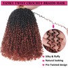 Unionbeauty 10 Inch Pre-looped Yanky Twist Crochet Hair 8PCS Pre-Twisted
