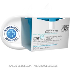 La Roche-Posay Hyalu B5, Refill Crema Antiedad Reafirmante, Acción Alisadora y Rellenadora, Reduce Arrugas y Líneas de Expresión, 3 Tipos de Ácido Hialurónico, Vitamina B5 y Ectoína, 50 ml.