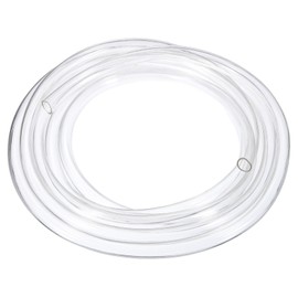 sourcing map PVC Tubing, 13mm ID x 15mm OD - 13 Feet Long Clear Vinyl Water Pipe, Lightweight Plastic Flexible Water Pipe for Aquaponics, Air Hose, Irrigation