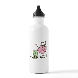 CafePress Stitching Tools Water Bottle 1.0L (34 oz) Stainless Steel Water Bottle