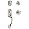 Kwikset Montara Front Door Lock Handle and Deadbolt Set, Entry