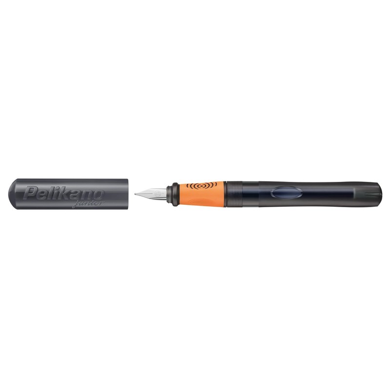 Pelikan Pelikano Junior 824842 Fountain Pen for Right-Handed Users, Anthracite,