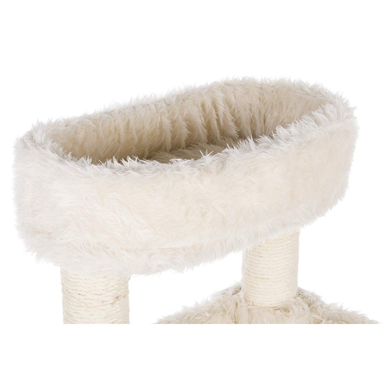 TRIXIE Baza Junior Cat Tower with Condo, Hammock, Plush Platforms,