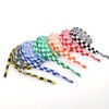 Borsgye 6 Pairs Mosaic Printed Flat Shoelaces Replacement Fashion Sneakers