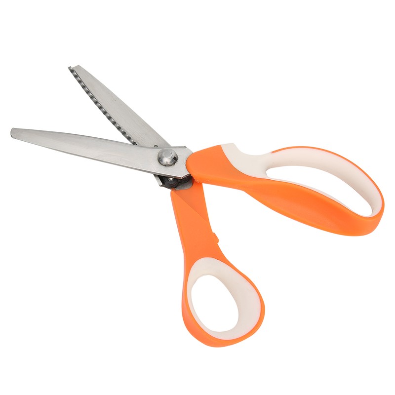 Wavy Serrated Scissor Colour Handle DIY Hand Made Cloth Paper