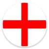 2 x 10cm/100mm England Flag Map Window Cling Sticker Car
