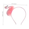 Totority Flamingo Headband Airplane Lamp Decoration Wide-edged Headband Prop Headband