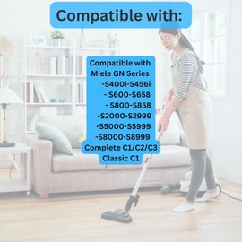 FIND A SPARE 5 Hoover Dust Bags Type GN Complete C3 Vacuum Bags For Miele S2000 S5000 S8000 C3 Complete C2 Classic C1 Pack of 5 Bags & 1 Motor Filters & 1 Airclean Filters