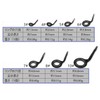 Rod Guides, Single-Foot Guide, Stainless Steel Fishing Rod, DIY Replacement,