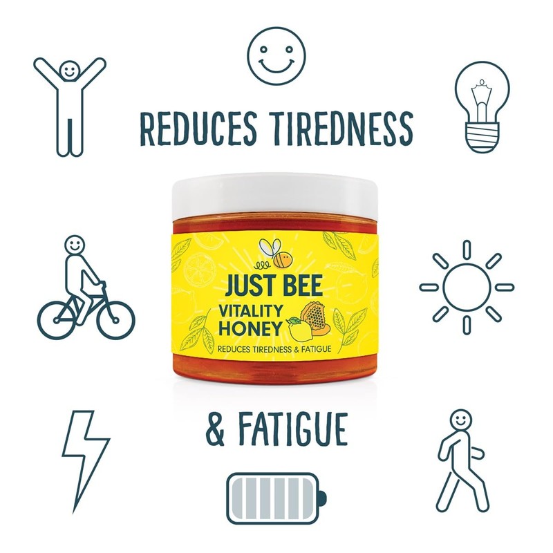 Vitality Honey with Ginseng, Lemon Extract & Vitamins B1-B12 for