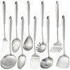 10 PCS Stainless Steel Kitchen Utensil Set Cooking Utensils, Potato