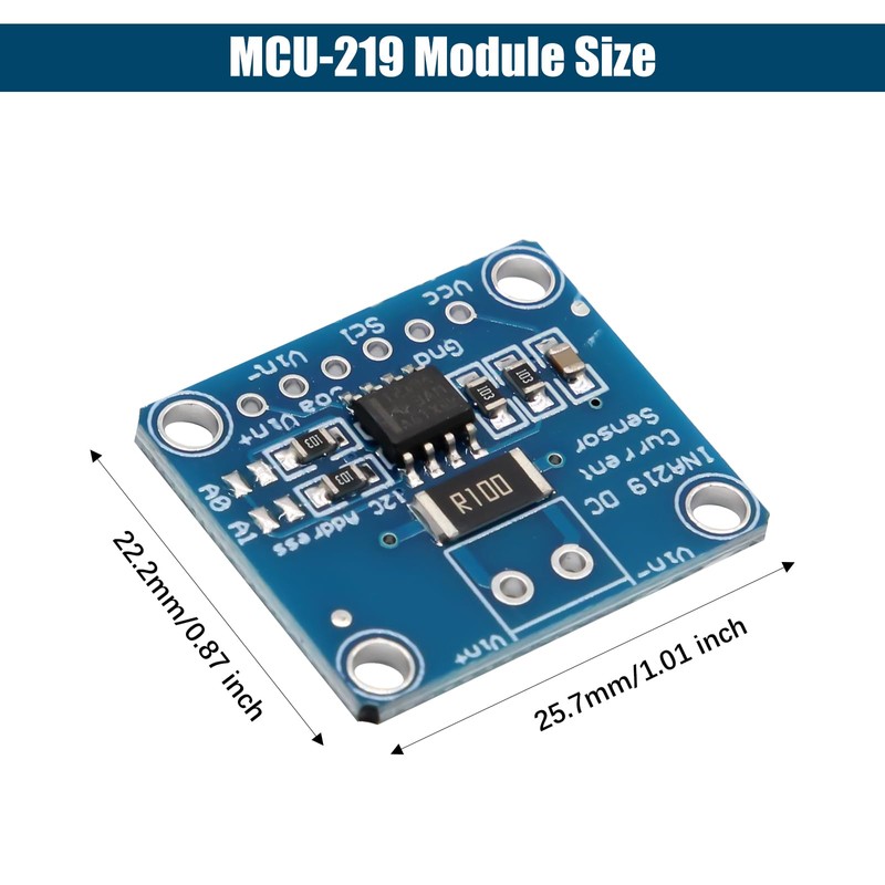 INA219 I2C Sensor Module Binghe 3 Pieces INA219 Zero Point