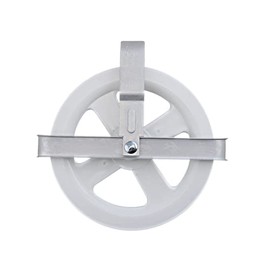 Clothesline Pulley Weather Resistant 5 Inch Aluminum Axle Rustproof Deep Groove for Outdoor Laundry Drying Line Pulley for Clothes, Coats, Blankets, and More