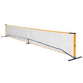 LIAPDG Portable Pickleball Net Set, Outdoor Pickleball Net for Driveway with 4 Pickleball Paddles, 4 Outdoor Pickleballs and Carry Bag for Badminton, Tennis in Gardens, Playgrounds