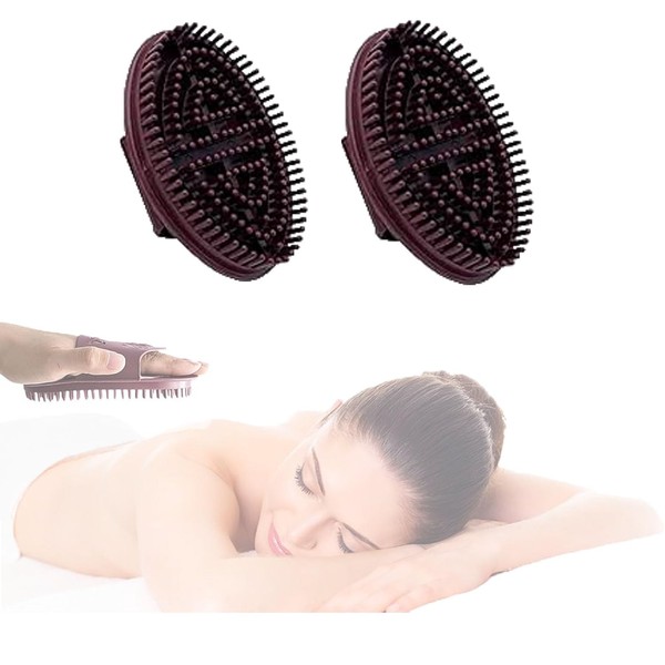 Lyfengdeam2 Pcs Meridian Brush Massage Brush, Beauty Salon Professional Custom