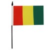 Guinea Table Flag 4'' x 6'' - Guinean Desk Flag