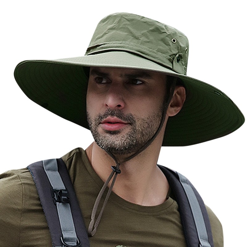 Sun Hat Wide Brim UV Protection Foldable Bucket Hat for
