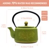 Cast Iron Teapot with Sunflower Pattern,SECHUDO Tea Kettle Coated with
