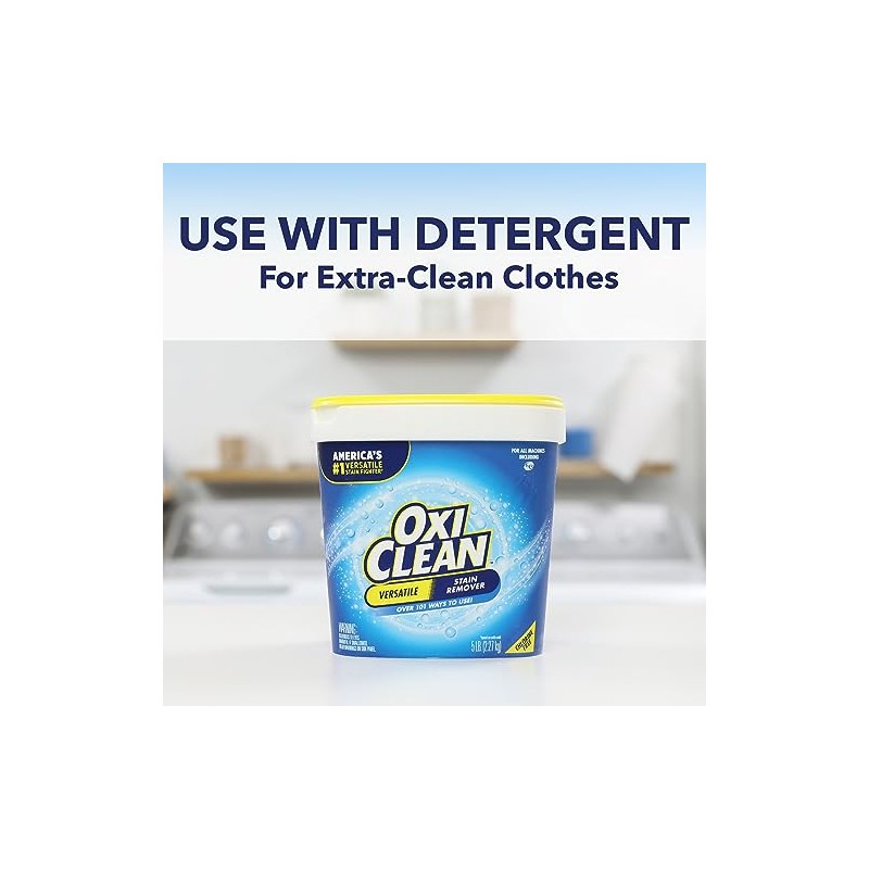 OxiClean Versatile Stain Remover Powder, 3 lb (Pack of 2)