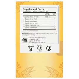Yogi  Organic Herbal Tea Caffeine Free Ginger 1 Tea Bags  16 Bag